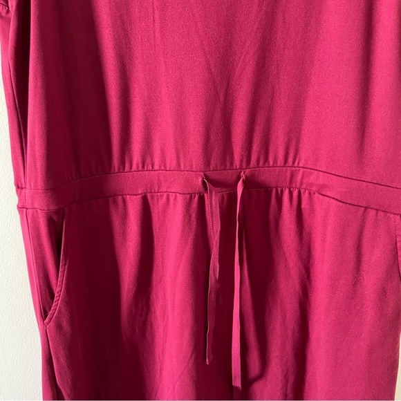 Womens Pink Lightweight Casual Napa Drawstring Pocket Dress size Large - Picture 5 of 6